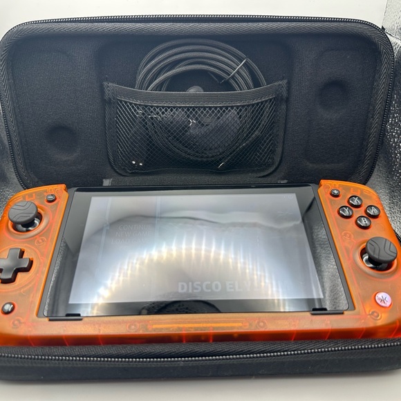 CRKD Nitro Deck Orange Nintendo Switch Controller & Case (SWITCH NOT INCLUDED) - Picture 4 of 4